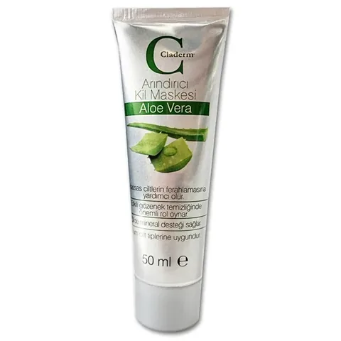 Claderm Clay Mask With Aloe Vera 50 ml