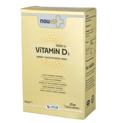 NouPlus Vitamin D3 1000 IU Sprey 20 ml