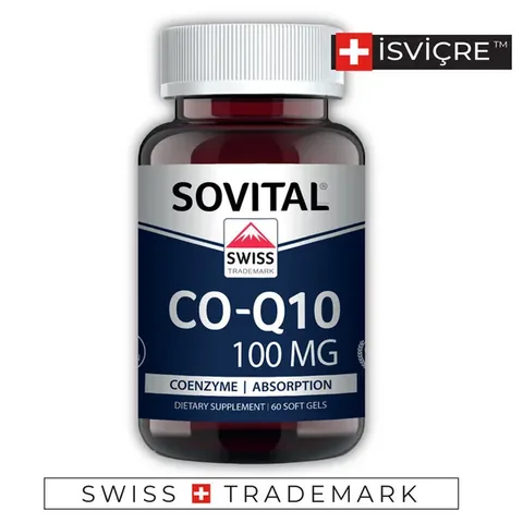 Sovital Co - Q10 100 mg Food Supplement 60 soft Capsules
