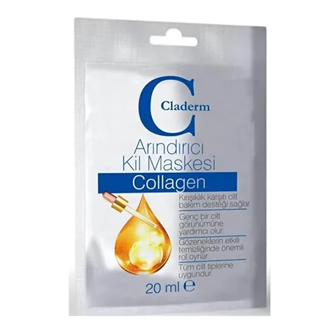 Claderm Masque Argile Purifiant Collagène