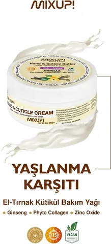 Mixup Hand And Cuticle Butter Anti-aging Vanilla 56 g