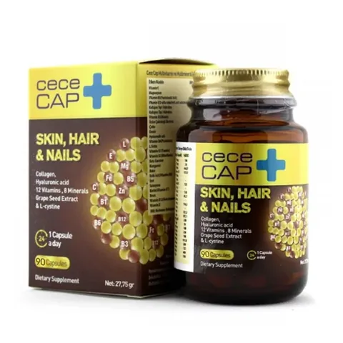Cececap Skin Hair Nails Dietary Supplement 90 Capsules