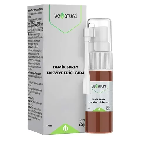 Facilitez votre apport en fer avec VeNatura Spray 15 ml
