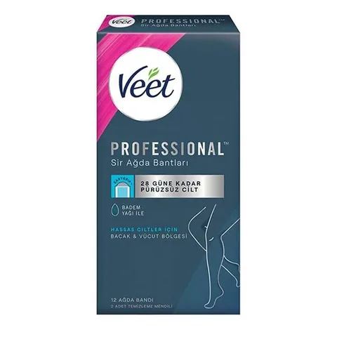 Veet EasyStrip Ready-to-Use Wax Strips 12 pcs