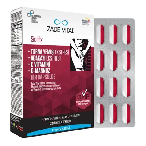 Zade Vital Sistifix Food Supplement 20 Capsules