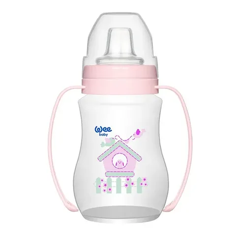 Wee Baby Spill-proof Handled PP Anti-colic Cup 250 ml | 6+ Months