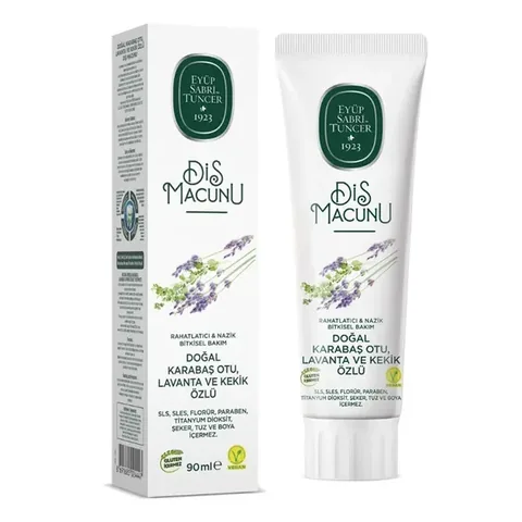 Eyüp Sabri Tuncer Natural French Lavender - Lavender and Thyme Extract Toothpaste 90 ml