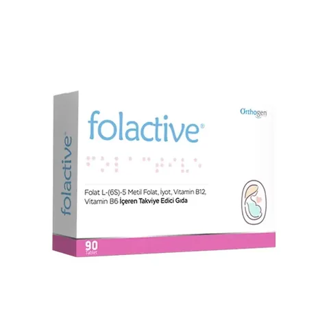 Orthogen Folactive Dietary Supplement 90 Tablet
