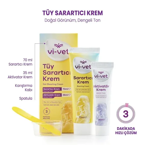 Vi-vet Aufhellende Creme 35ml+70ml - Nährende Pflege