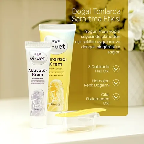 Vi-vet Aufhellende Creme 35ml+70ml - Nährende Pflege