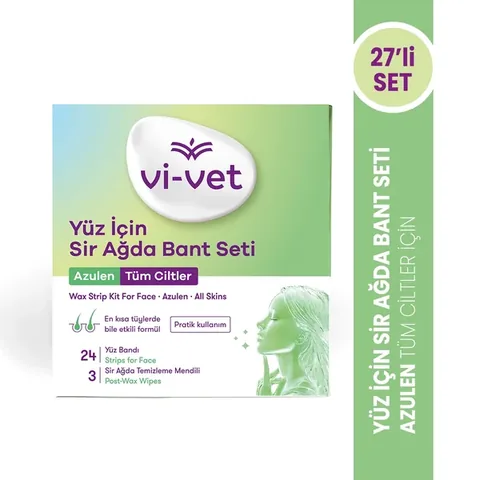 Vi-vet مجموعة شرائح إزالة الشعر بالشمع من فيفيت، ٢٤ شريحة