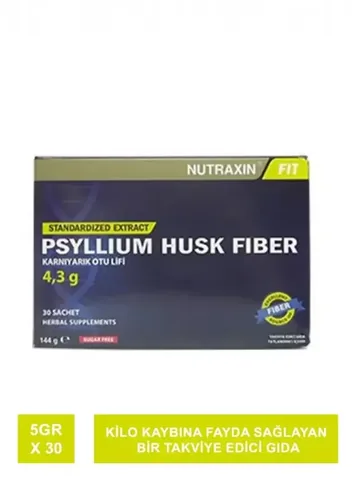 Псиллиум Хуск Файбер 4 г 30 саше от Nutraxin