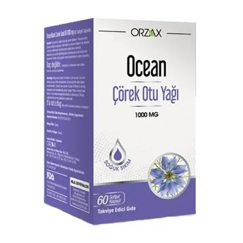 Orzax Ocean Black Seed Oil 60 Capsules