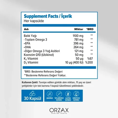 Orzax Ocean Pulse 30 Capsules