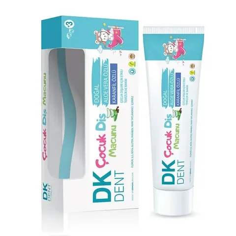 Dermokil Dk Dent Children's Toothpaste + With Brush Fluoride-Free 50 ml