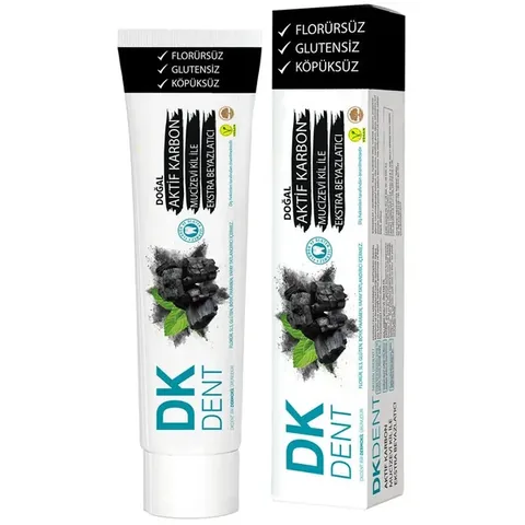 Dermokil Dk Dent Active Carbon & Clay Whitening Toothpaste 75 ml