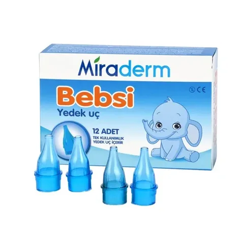Miraderm Bebsi Nasal Aspirator Tip 12 pcs