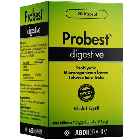 Probest Digestive Probiotic Microorganism 20 Capsules