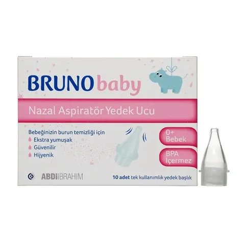 Запасные насадки для назального аспиратора Bruno Baby 10 шт.
