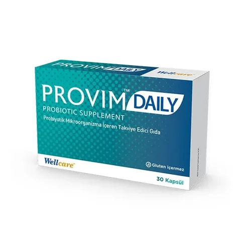 Wellcare Provim Daily Probiotic Food Supplement 30 Capsules