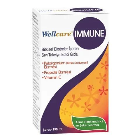 Wellcare Immune Liquid Food Supplement 150 ml