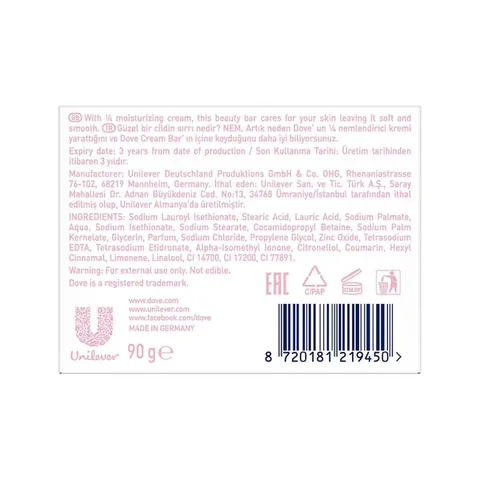 Dove Pink Beauty Cream Bar Sabun 90 g
