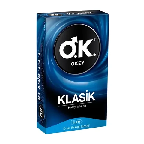 Okey Klasik Prezervatif 10 adet