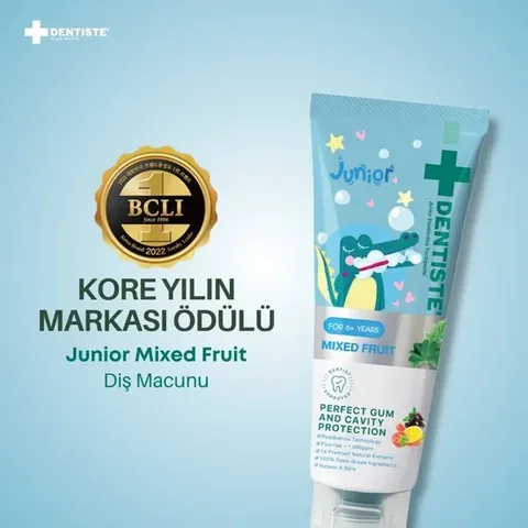 Dentiste Junior Mixed Fruit Flavored Toothpaste +6 Age 60 gr