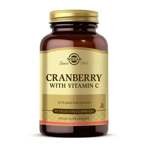 Solgar Cranberry With Vitamin C 60 Capsules