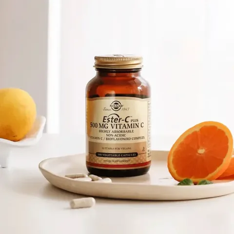 Solgar Ester-C Plus 500mg - Immunsupport Kapseln, 50 Stück