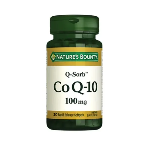 Natures Bounty Coenzyme Q-10 100 mg Dietary Supplement 30 Gelatin Capsules