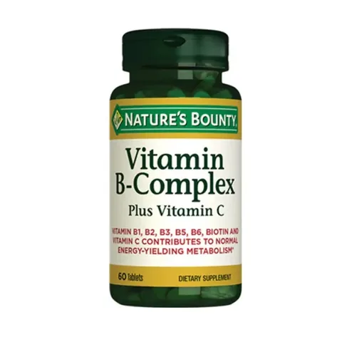 Natures Bounty Vitamin B-Complex Plus Dietary Supplement 60 Tablet