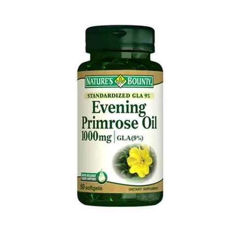 Natures Bounty Evening Primrose Oil 1000 mg Dietary Supplement 60 Capsules