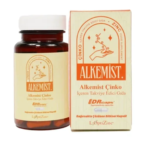 Alkemist Zinc Supplementary Food 60 capsules