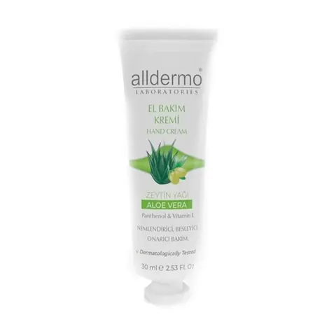 Alldermo Olive Oil and Aloe Vera Hand Care Cream 30 ml