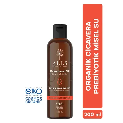 Alls Biocosmetics Organik CicaVera Prebiyotik Misel Su 200 ml