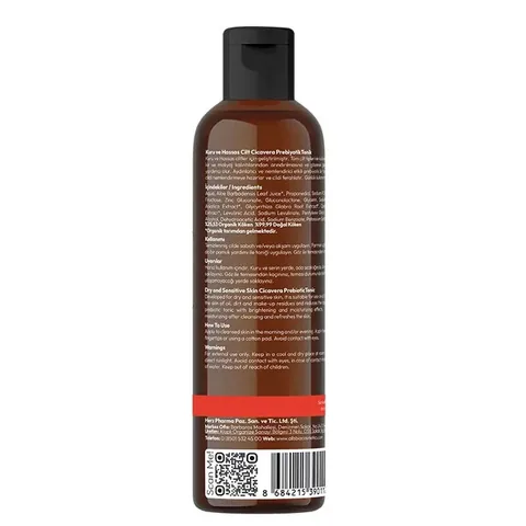 Alls Biocosmetics Organik CicaVera Prebiyotik Tonik 200 ml