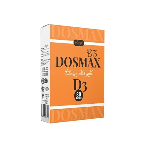 Alsego Dosmax D3 food Supplement 30 tablets