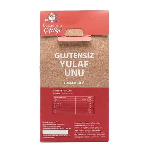 Eczacının Çiftliği Apothecary's Farm Gluten Free Oatmeal 300 gr