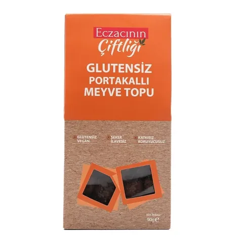 Eczacının Çiftliği Apothecary's Farm Gluten Free Orange Fruit Ball 90 gr