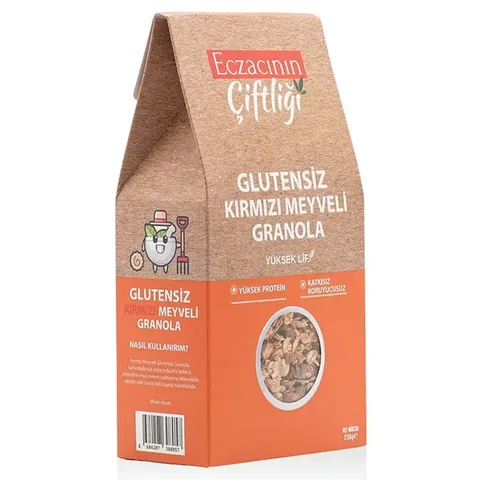 Eczacının Çiftliği Apothecary's Farm Gluten-free Red Fruit Granola 250 gr