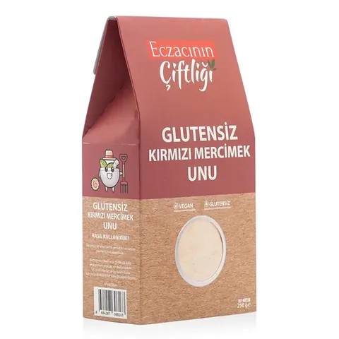 Eczacının Çiftliği Apothecary's Farm Gluten Free Red Lentil Flour 250 gr