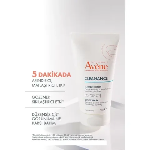 Masque Détox Avène Cleanance : Peau Nette, Matifiée & Éclata