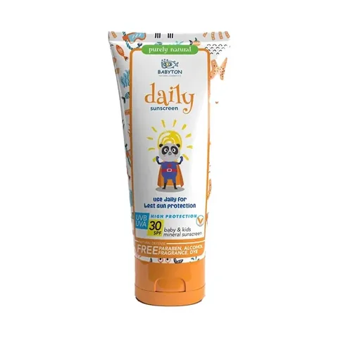 Babyton Daily Sunscreen Cream for Babies and Children SPF30+ 100 ml