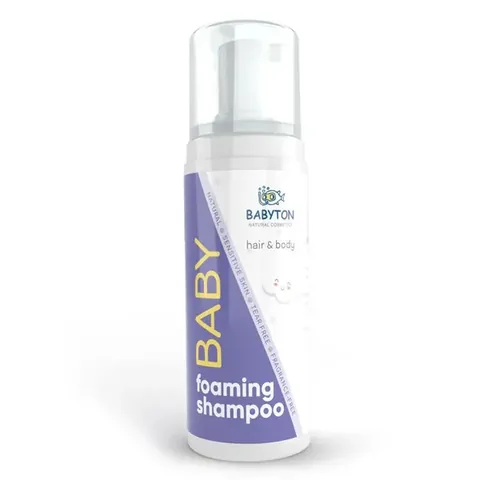 Babyton Newborn Natural and Organic Foam Shampoo 150 ml