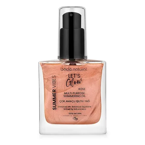 Bade Natural Lets Glow Moisturizing Luminous Oil Rose 50 ml