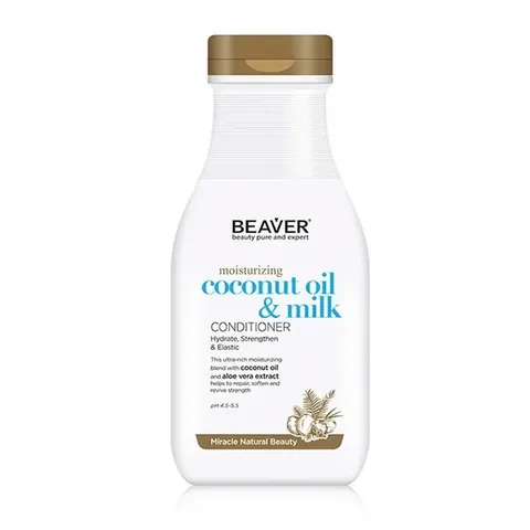 Beaver Coconut Oil Milk Moisturizing Hair Care Cream 350 ml