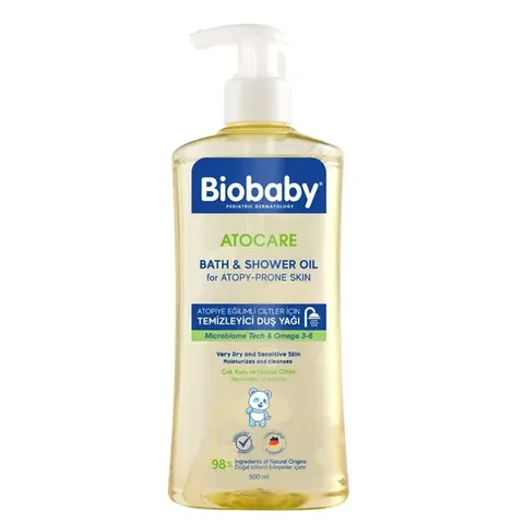 Biobaby Atocare Cleansing Shower Oil 500 ml