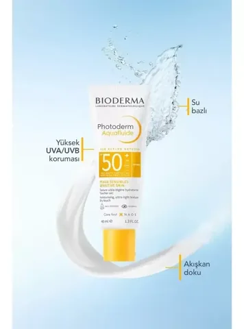 Bioderma Photoderm Aquafluid Spf50+ 40 ml Sensibio H20 100 ml Gift