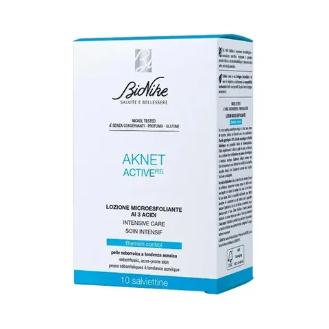 Bionike Aknet Activepeel 3 Acid Microexfoliating Lotion 10 Sachets